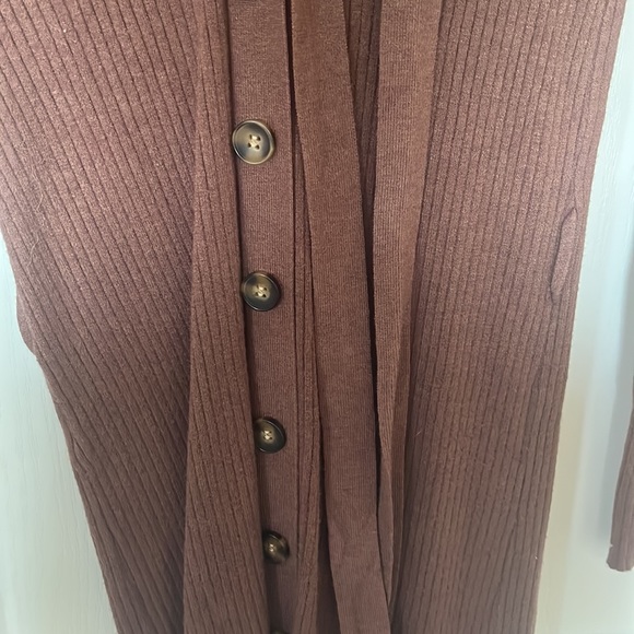 Brown Midi Dress - Picture 2 of 4